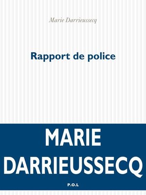 cover image of Rapport de police